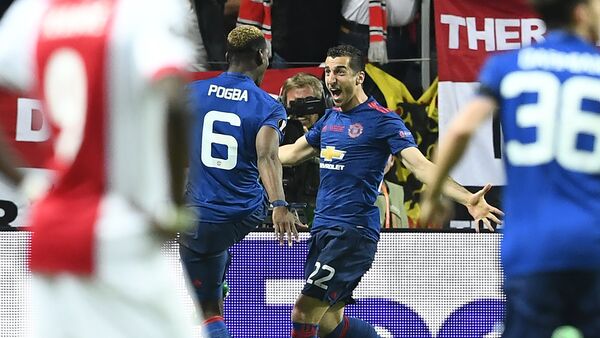 Генрих Мхитарян забил гол в финале Лиги Европы между английским Манчестер Юнайтед и голландским Аяксом - Sputnik Армения