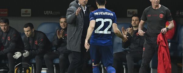 Генрих Мхитарян забил гол в финале Лиги Европы между английским Манчестер Юнайтед и голландским Аяксом - Sputnik Армения