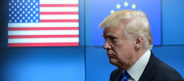 Президент США Дональд Трамп встретился с лидерами ЕС в Брюсселе Президент США Дональд Трамп встретился с лидерами ЕС в Брюсселе - Sputnik Армения