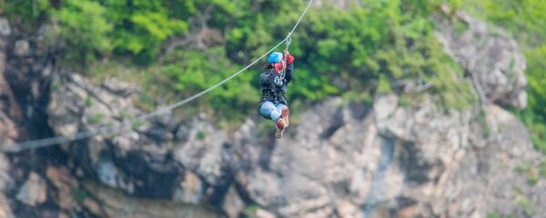 Зиплайн в Енокаване, армения - Sputnik Армения