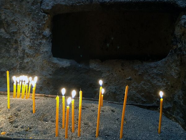 Церковные свечи, Гегард. Армения - Sputnik Армения