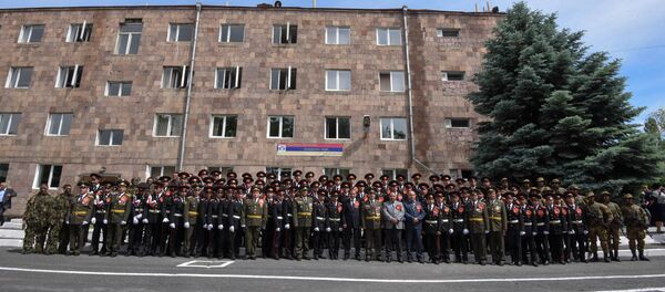 Воспитанники училища Монте Мелконян продемонстрировали отличную боевую готовность  - Sputnik Արմենիա
