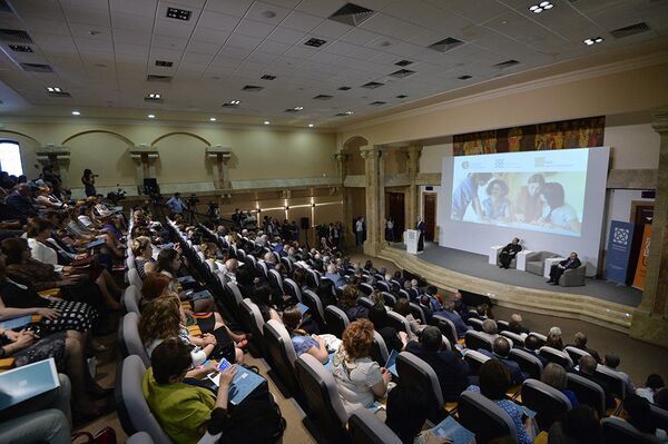 Участие Президента Армении в школе Айб на презентации новой программы бакалавриата - Sputnik Армения