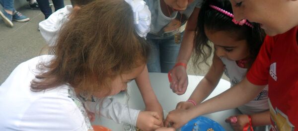 Международный день защиты детей в селе Баганис - Sputnik Армения