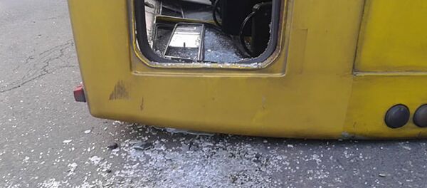 В Ереване перевернулся автобус - Sputnik Армения