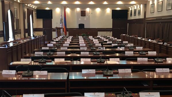 Зал заседаний Совета старейшин Еревана - Sputnik Армения