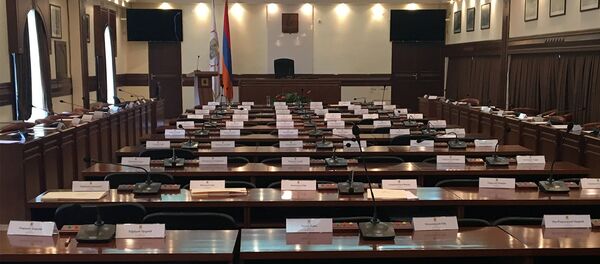 Зал заседаний Совета старейшин Еревана - Sputnik Армения