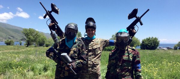 Любительский турнир по пейнтболу среди ИТ компаний Армении Любительский турнир по пейнтболу среди ИТ компаний Армении - Sputnik Արմենիա