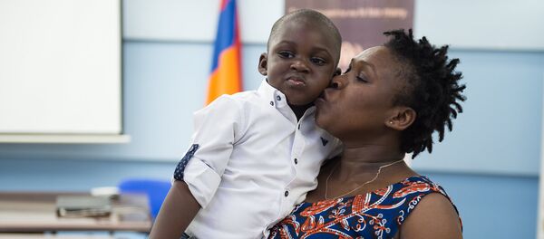 Всемирный день беженцев в офисе ООН в Ереване. Назимелла Бах - Sputnik Армения