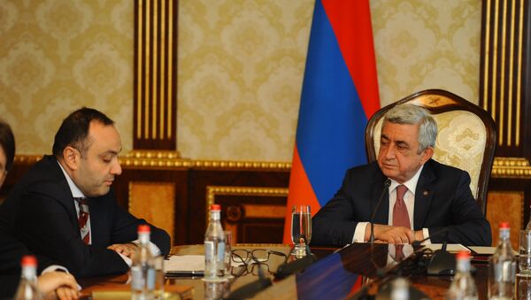Вардан Тоганян и Серж Саргсян - Sputnik Армения