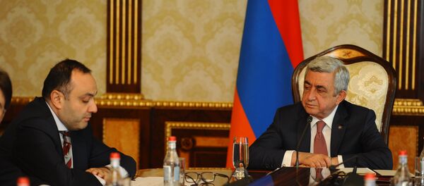 Вардан Тоганян и Серж Саргсян - Sputnik Армения