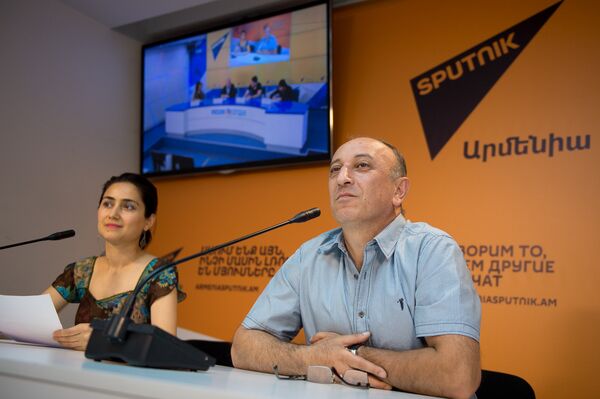 Пресс-конференция представителей московского футбольного клуба Арарат  - Sputnik Армения