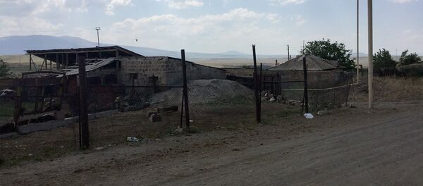 Село Айкадзор на армяно-турецкой границе - Sputnik Армения
