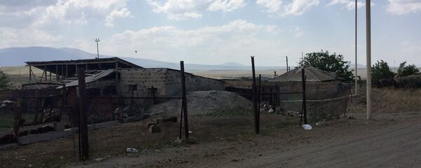 Село Айкадзор на армяно-турецкой границе - Sputnik Армения