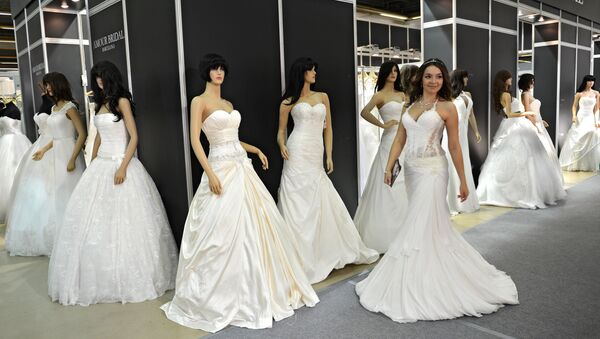 Выставка свадебной и вечерней моды в Москве - Sputnik Արմենիա