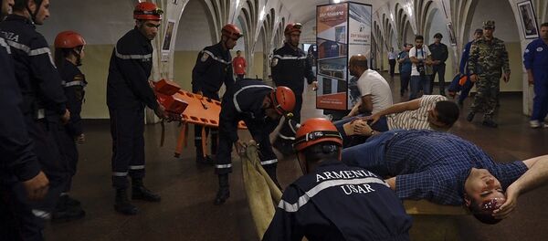 Армянские спасатели готовы противостоять угрозе терроризма - Sputnik Армения