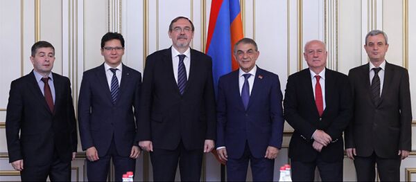 Председатель НС А.Баблоян принял Чрезвычайного и Полномочного посла России в РА Ивана Волынкина - Sputnik Արմենիա