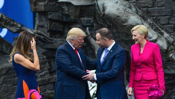 Президенты США и Польши супругами - Sputnik Армения