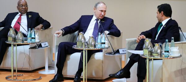 Президент РФ В. Путин принимает участие в саммите Группы двадцати в Гамбурге - Sputnik Армения