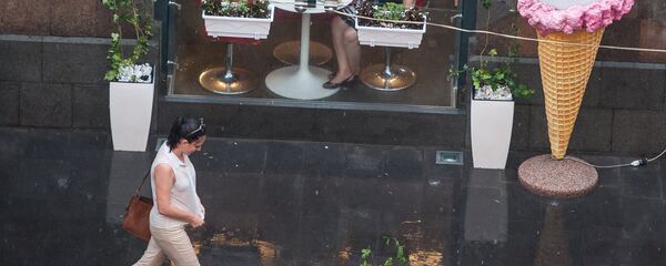 Летний ливень в Ереване - Sputnik Армения