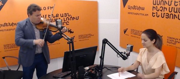 В гостях у Sputnik Армения – всемирно известный скрипач Максим Венгеров - Sputnik Армения