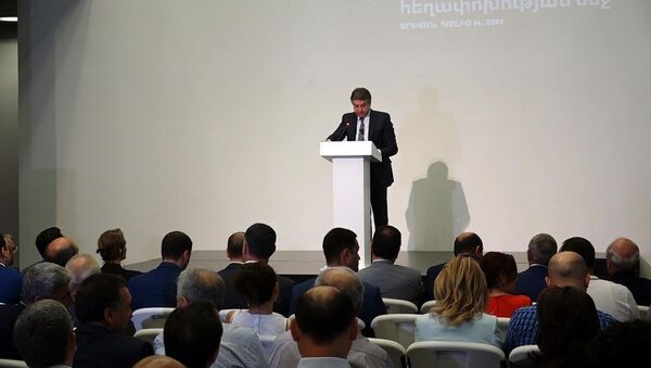 Карен Карапетян выступил на презентации доклада Роль Армении в Четвертой промышленной революции - Sputnik Армения