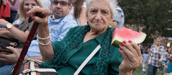 Фестиваль арбуза в центре Еревана - Sputnik Армения