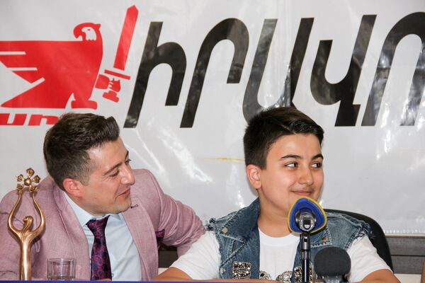 Победитель детского музыкального конкурса Витебск-2017 Эрик Мкртчян Победитель детского музыкального конкурса Витебск-2017 Эрик Мкртчян - Sputnik Армения