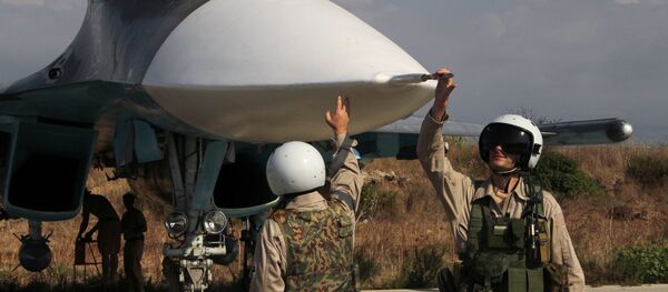 Российская боевая авиация на аэродроме Хмеймим в Сирии Российская боевая авиация на аэродроме Хмеймим в Сирии - Sputnik Армения