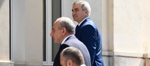 Ашот Гулян, Бако Саакян и Давид Бабаян Ашот Гулян, Бако Саакян и Давид Бабаян - Sputnik Армения