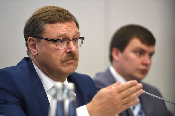 Председатель комитета Совета Федерации по международным делам Константин Косачев Председатель комитета Совета Федерации по международным делам Константин Косачев - Sputnik Армения