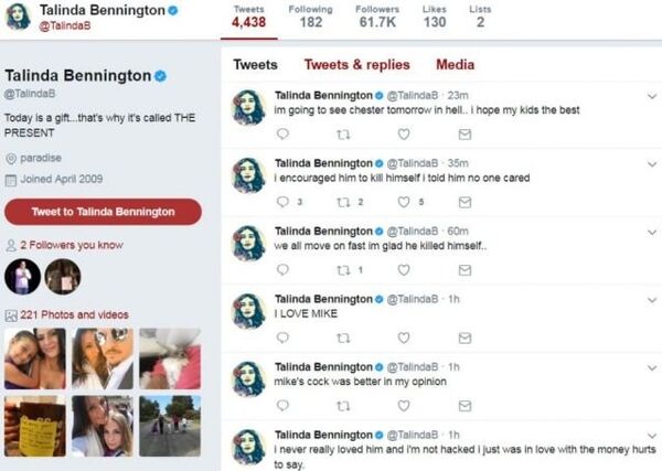 Twitter-аккаунт супруги погибшего лидера рок-группы Linkin Park Честера Беннингтона взломали  - Sputnik Армения