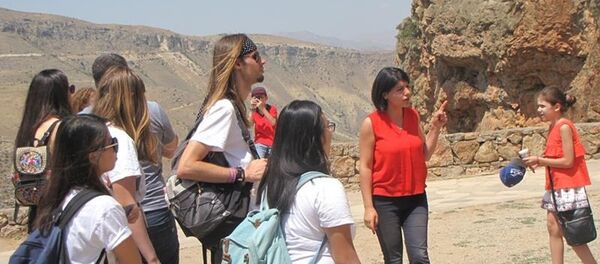 Нораванк, туристы - Sputnik Արմենիա