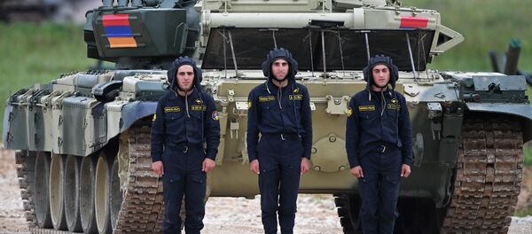 1-й этап конкурса Танковый биатлон — Индивидуальная гонка. День первый - Sputnik Армения