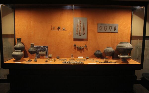Выставка находок, обнаруженных во время раскопок города Мецамор - Sputnik Армения