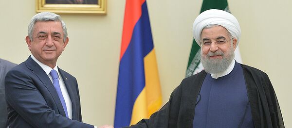 Серж Саргсян и Хасан Роани Серж Саргсян и Хасан Роани - Sputnik Արմենիա