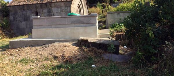 Акт вандализма в монастырском комплексе Санаин - Sputnik Армения