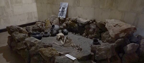 Экспонат историко-археологического музея «Мецамор» Экспонат историко-археологического музея «Мецамор» - Sputnik Արմենիա