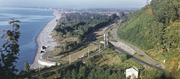 Побережье Черного моря в районе Кобулети Побережье Черного моря в районе Кобулети - Sputnik Արմենիա