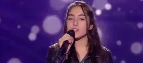 Моника на конкурсе Голос. Франция - Sputnik Армения