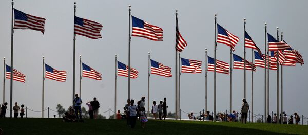 Флаги США в Вашингтоне - Sputnik Армения