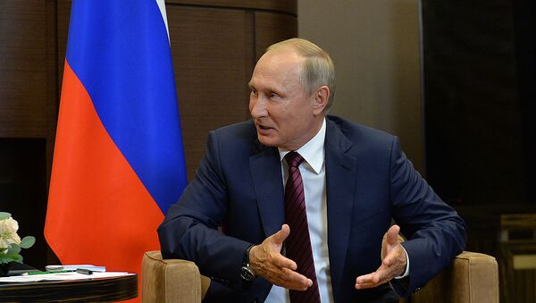Встреча президентов Армении и России Сержа Саргсяна и Владимира Путина - Sputnik Армения