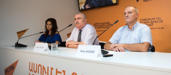 Видеомост по итогам встречи президентов Армении и России Видеомост по итогам встречи президентов Армении и России - Sputnik Армения