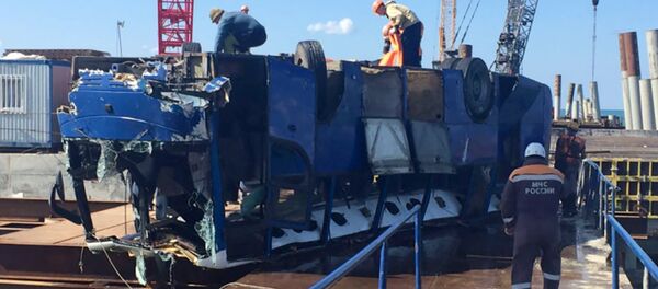 Автобус съехал с пирса в Краснодарском крае - Sputnik Армения