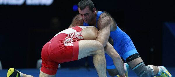Георгий Кетоев на чемпионате мира по вольной борьбе в Париже Георгий Кетоев на чемпионате мира по вольной борьбе в Париже - Sputnik Արմենիա
