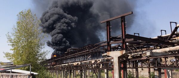 Пожар на заводе Наирит - Sputnik Արմենիա