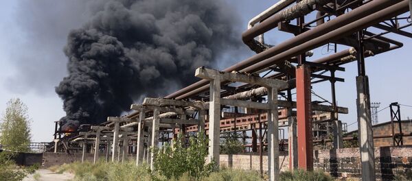 Пожар на заводе Наирит - Sputnik Արմենիա