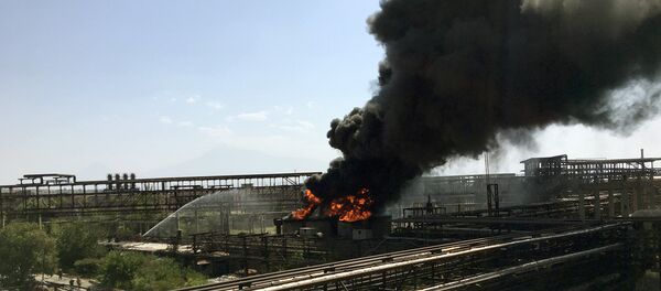 Пожар на заводе Наирит - Sputnik Արմենիա