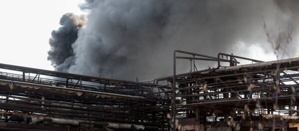 Пожар на заводе Наирит - Sputnik Армения