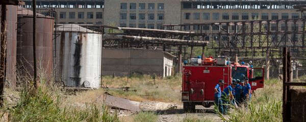 Пожар на заводе Наирит - Sputnik Армения